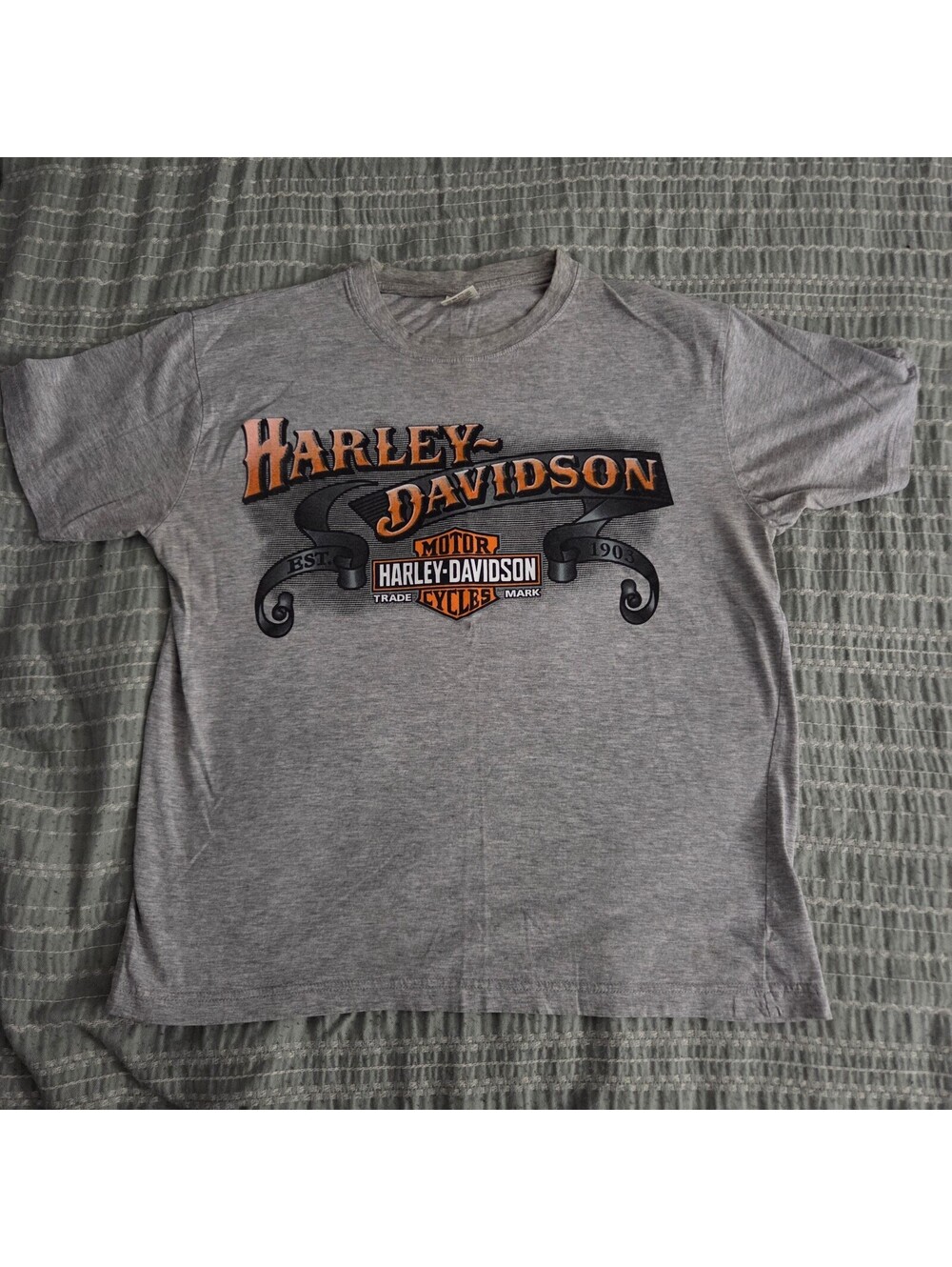Harley-Davidson logo gray heather T-shirt